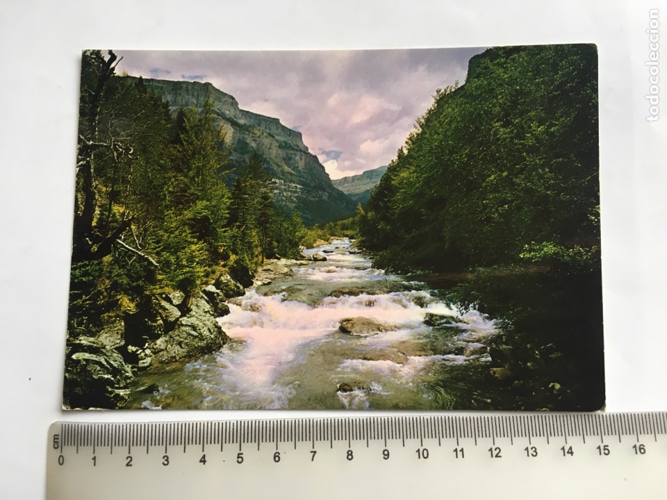 Postales: POSTAL. PARQUE NACIONAL DE ORDESA. R&Iacute;O ARAZAS. EDICIONES SICILIA.
