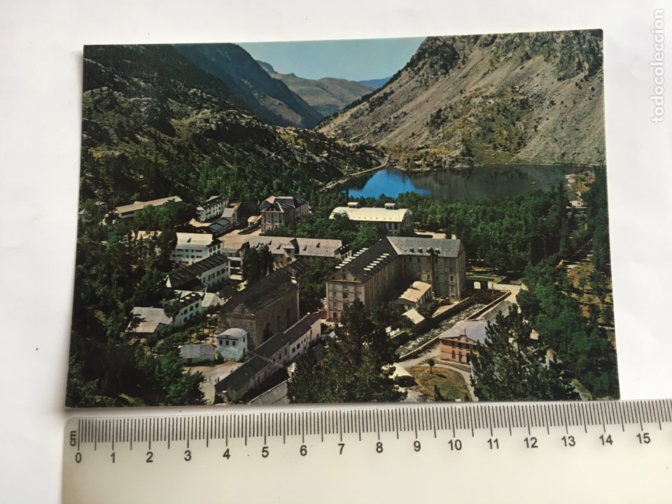 Postales: POSTAL. BALNEARIO DE PANTICOSA. VISTA GENERAL Y LAGO. EDICIONES SICILIA.