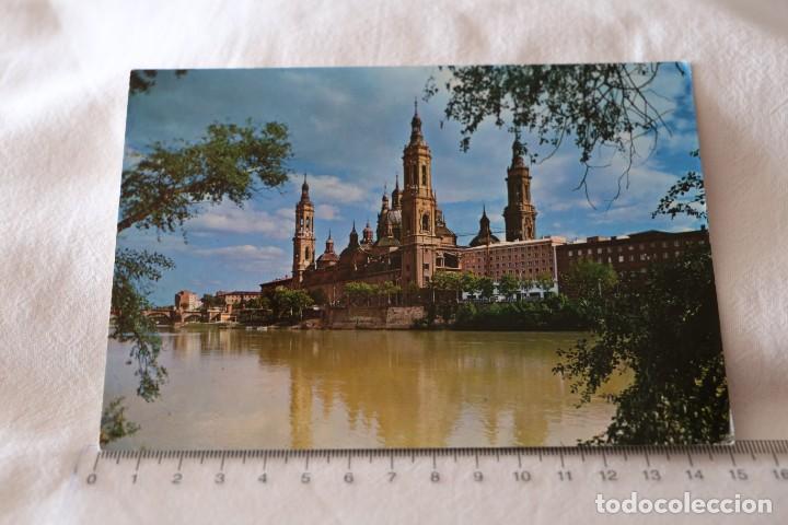 Postales: n&ordm; 7 Zaragoza *M&aacute;rgenes del Rio Ebro al fondo el PilarEd. Sicilia sin circular