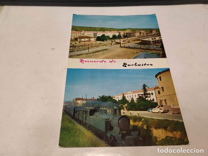 Postales: HUESCA - POSTAL BARBASTRO - CUARTEL GENERAL RICARDOS - Foto 1