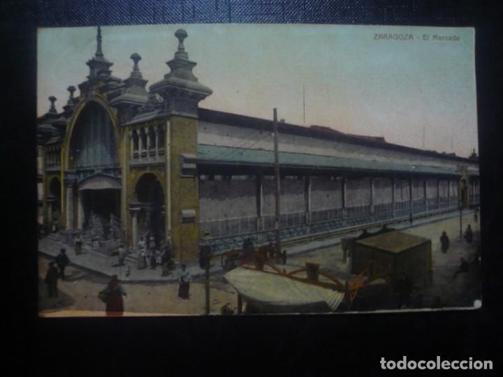 Postales: Zaragoza-El Mercado. - Foto 1