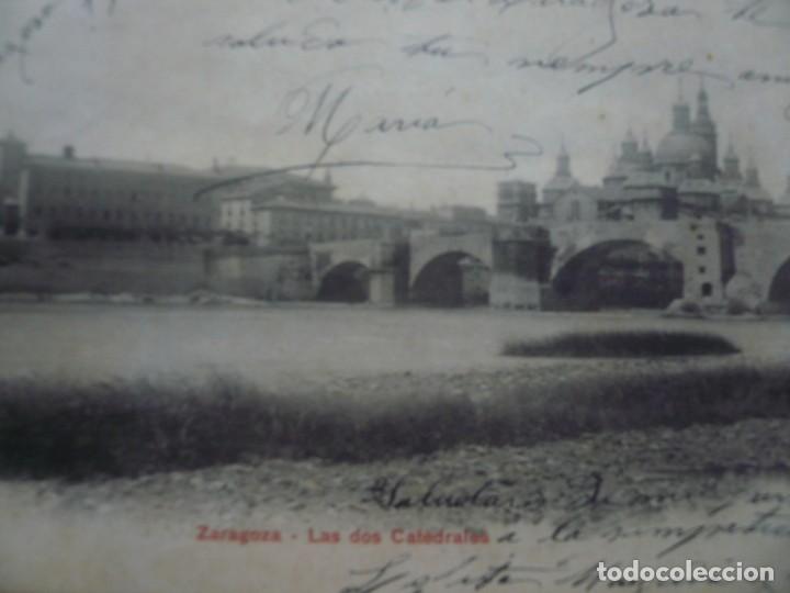 Postales: Zaragoza-Las dos Catedrales. - Foto 2