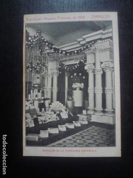 Postales: Exposici&oacute;n Hispano-Francesa de 1908-Zaragoza. - Foto 1