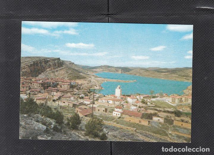 Postales: RUTA MONASTERIO DE PIEDRA. N&ordm; 19 NUEVALOS. VISTA PANOR&Aacute;MICA Y EMBALSE DE LA TRANQUERA