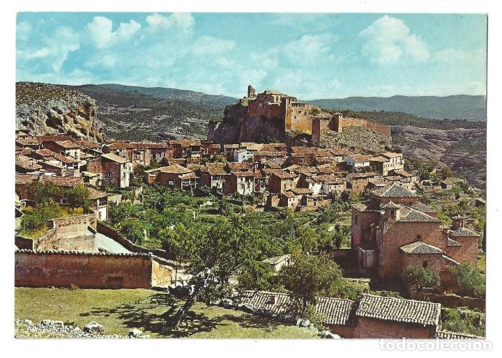 Postales: ALQUEZAR.- N&ordm; 32, VISTA GENERAL. AL FONDO COLEGIATA. HUESCA- SIN CIRCULAR