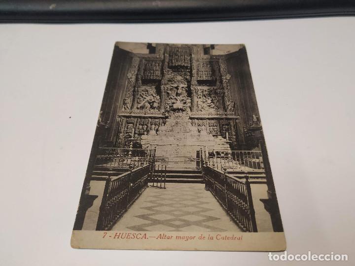 Postales: HUESCA - POSTAL HUESCA - ALTAR MAYOR DE LA CATEDRAL - Foto 1
