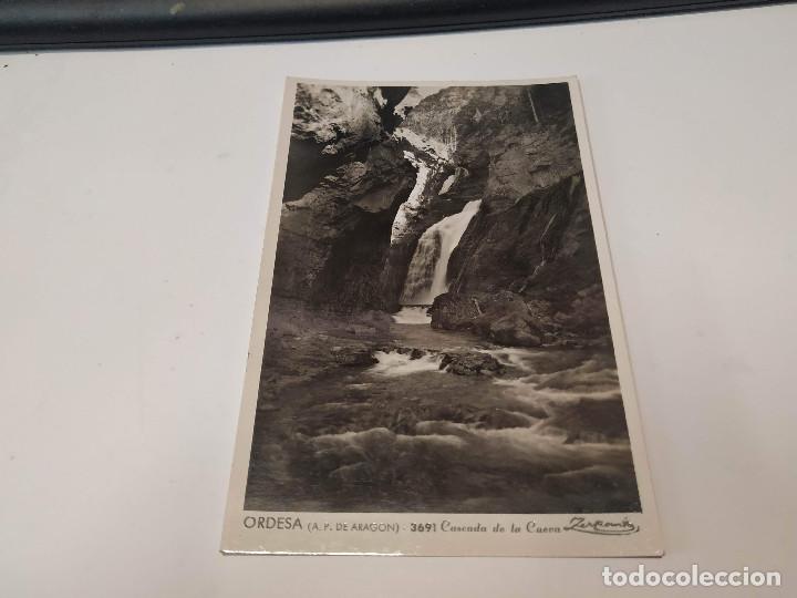 Postales: HUESCA - POSTAL ORDESA - CASCADA DE LA CUEVA - Foto 1