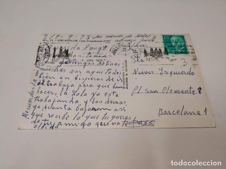 Postales: HUESCA - POSTAL UNCASTILLO - CASA CONSISTORIAL - Foto 2