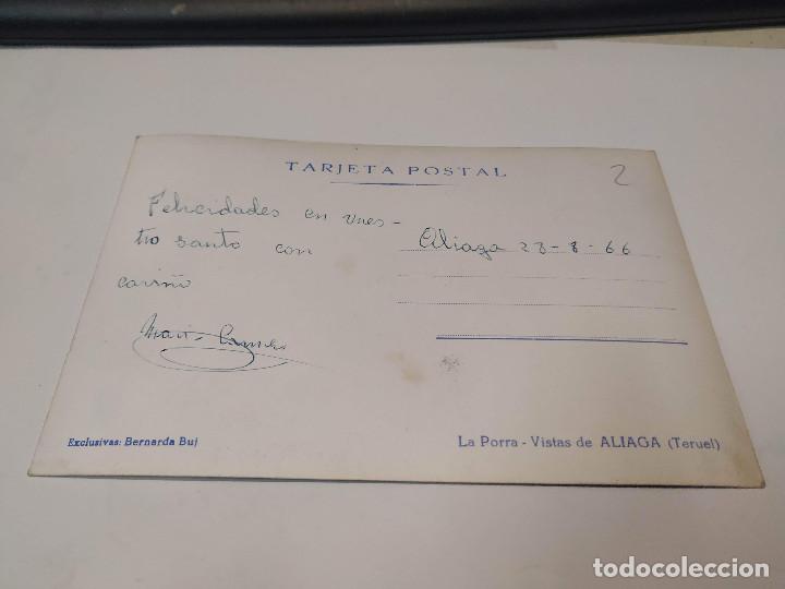 Postales: TERUEL - POSTAL ALIAGA - LA PORRA - Foto 2