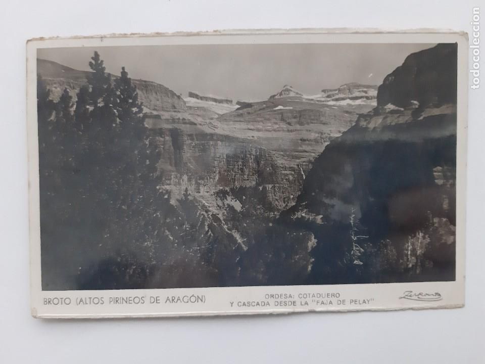 Postales: ANTIGUA POSTAL FOTOGRAFICA ORDESA PIRINEOS ARAGON ORDESA COTADUERO FAJA PELAY P37