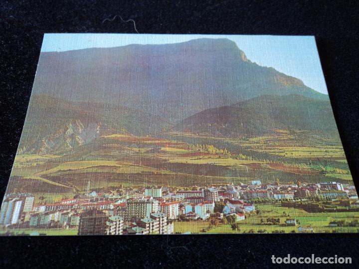 Postales: peque&ntilde;a postal de jaca vista parcial  y pe&ntilde;a oroel 10 x 7 cm