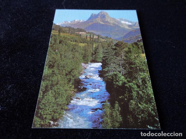 Postales: peque&ntilde;a postal de sallent de gallego pe&ntilde;a foratata 10 x 7 cm