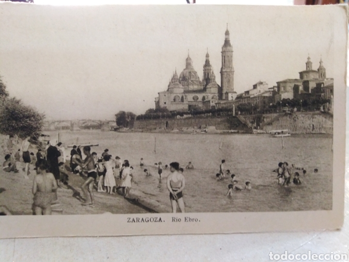 Postales: ZARAGOZA - R&Iacute;O EBRO, SIN CIRCULAR, &Aacute;LVAREZ Y LEVENFELD. - Foto 1