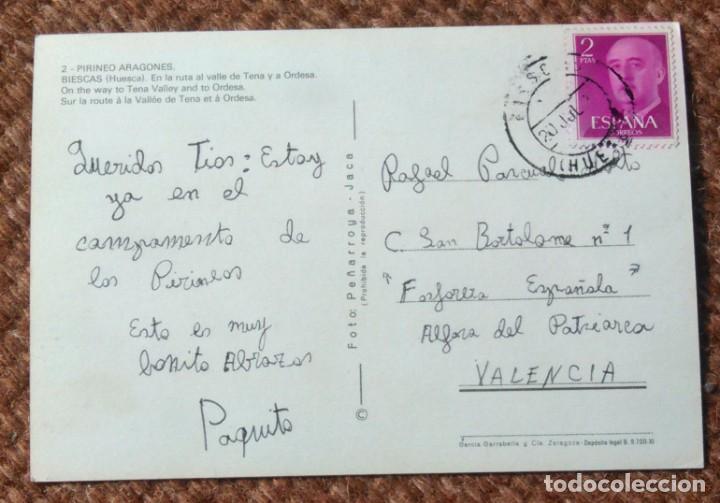Postales: BIESCAS - HUESCA - Foto 2