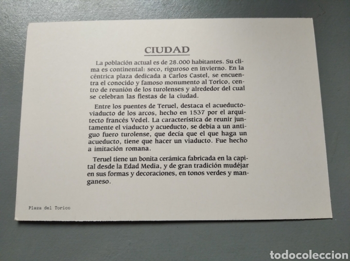 Postales: Postal Teruel plaza del torico - Foto 2