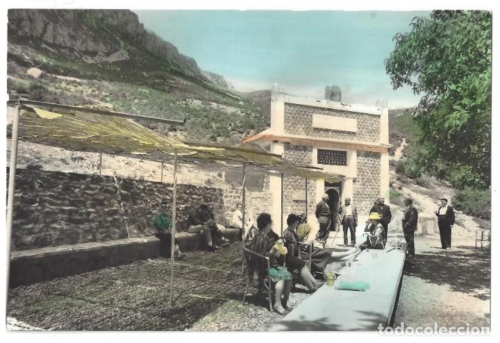Postales: POSTAL COLOREADA- VILAS DEL TURBON.- N&ordm; 23, MANANTIAL MEDICINAL. ED. SICILIA. HUESCA- ESCRITA