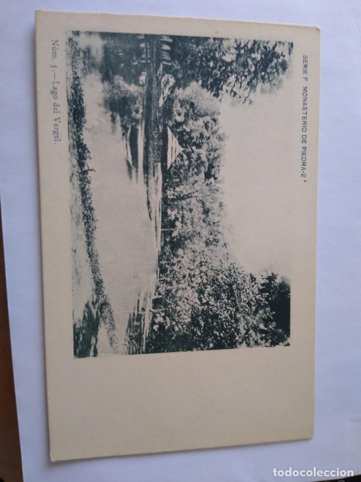 Postcards: Serie F Monasterio de Piedra 2. Num 3 Lago del Vergel. Sin circular