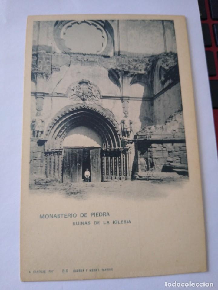 Postales: Monasterio de Piedra. Ruinas de la Iglesia. 819 Hauser. C&aacute;novas Sin circular