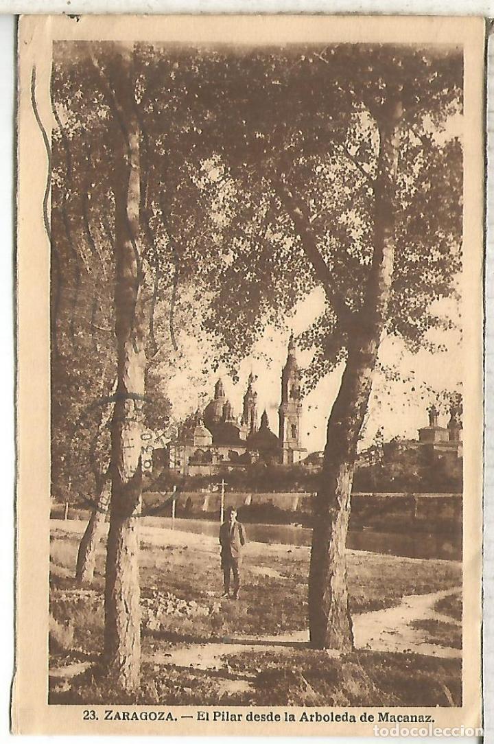 Postales: ZARAGOZA EL PILAR ESCRITA - Foto 1