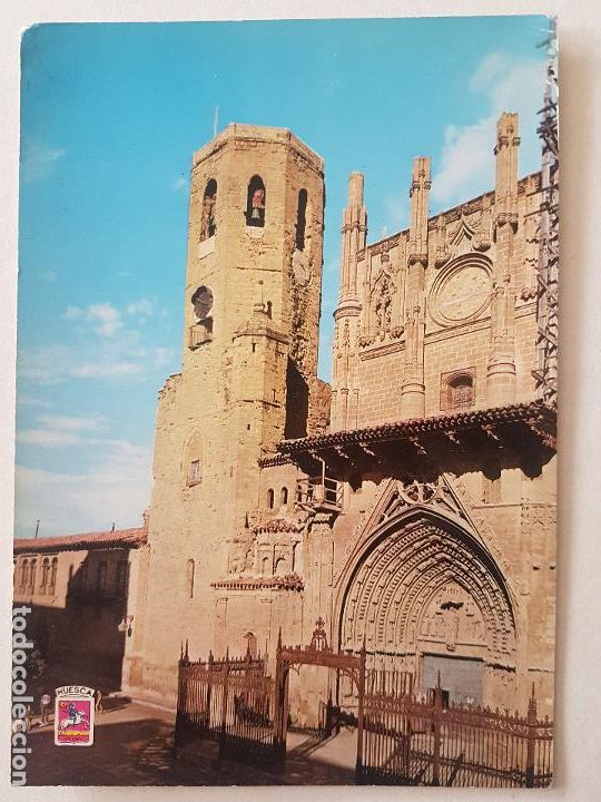 Postales: HUESCA LA CATEDRAL POSTAL - Foto 1