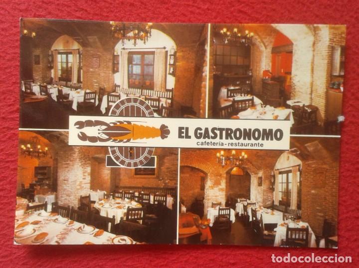 Postales: POST CARD TIPO POSTAL PUBLICIDAD EL GASTRÓNOMO CAFETERÍA RESTAURANTE ZARAGOZA CALLE MÁRTIRES EL TUBO - Foto 1 - 205826843