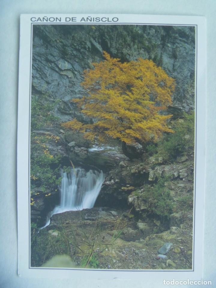 Postales: POSTAL CA&Ntilde;ON A&Ntilde;ISCLO: CASCADA RIO VELLOS , PARQUE NACIONAL ORDESA Y MONTE PERDIDO, PIRINEO ARAGONES