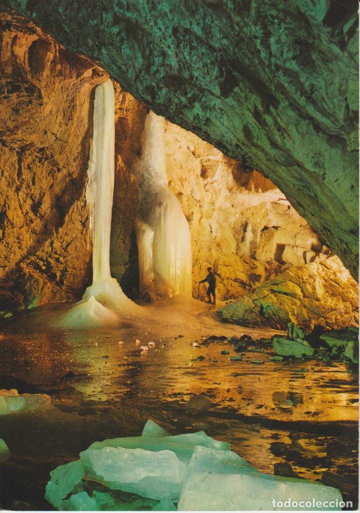 Postales: (2) PN DE ORDESA. GRUTA HELADA DE CASTERET . CUEVA .. SIN CIRCULAR