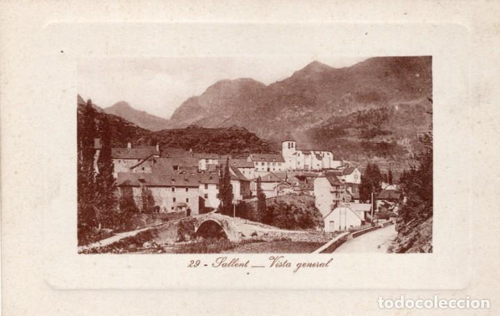 Postales: sallent de gallego. 29 vista parcial