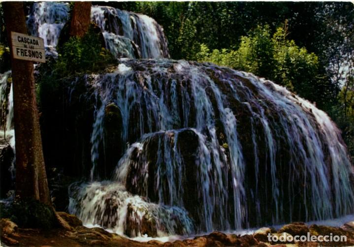 Postales: N&ordm; 15-ZARAGOZA. Monasterio de piedra.Cascada de Los Fresnos.Circulada en 1974. Ed. GARC&Iacute;A GARRABELLA