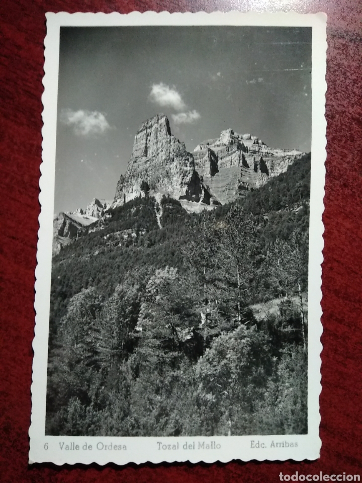 Postales: VALLE DE ORDESA N&ordm; 6 TOZAL DEL MALLO .- EDICIONES ARRIBAS