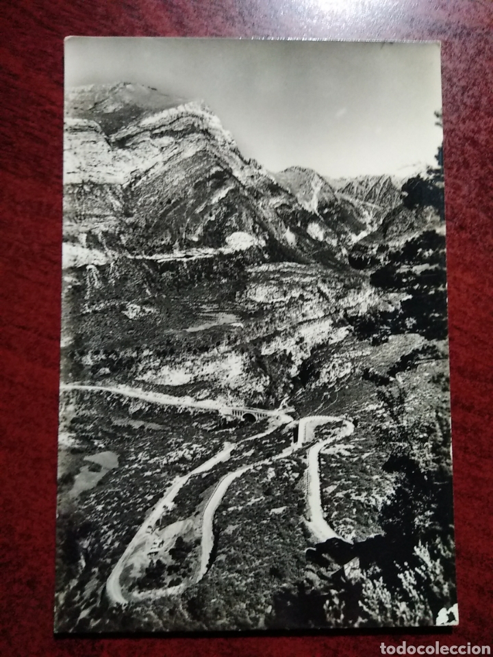 Postales: ORDESA N&ordm; 14 PUENTE DE LOS NAVARROS Y LOMENAS .- FOTO ZERKOWITZ / DIS. SILVERIO PASCUAL