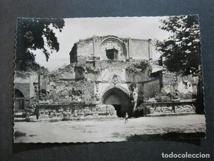 Postales: MONASTERIO DE PIEDRA-FACHADA ANTIGUA IGLESIA-GARCIA GARRABELLA-POSTAL ANTIGUA-(72.042)