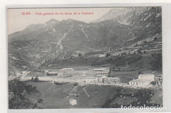 Postkarten: Seira Vista general de las obras de la Catalana. Cliche M Arribas. Ed Bielsa. Sin circular.