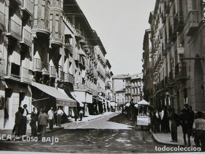 Postkarten: HUESCA-COSO BAJO-FOTOGRAFICA-POSTAL ANTIGUA-(72.674)