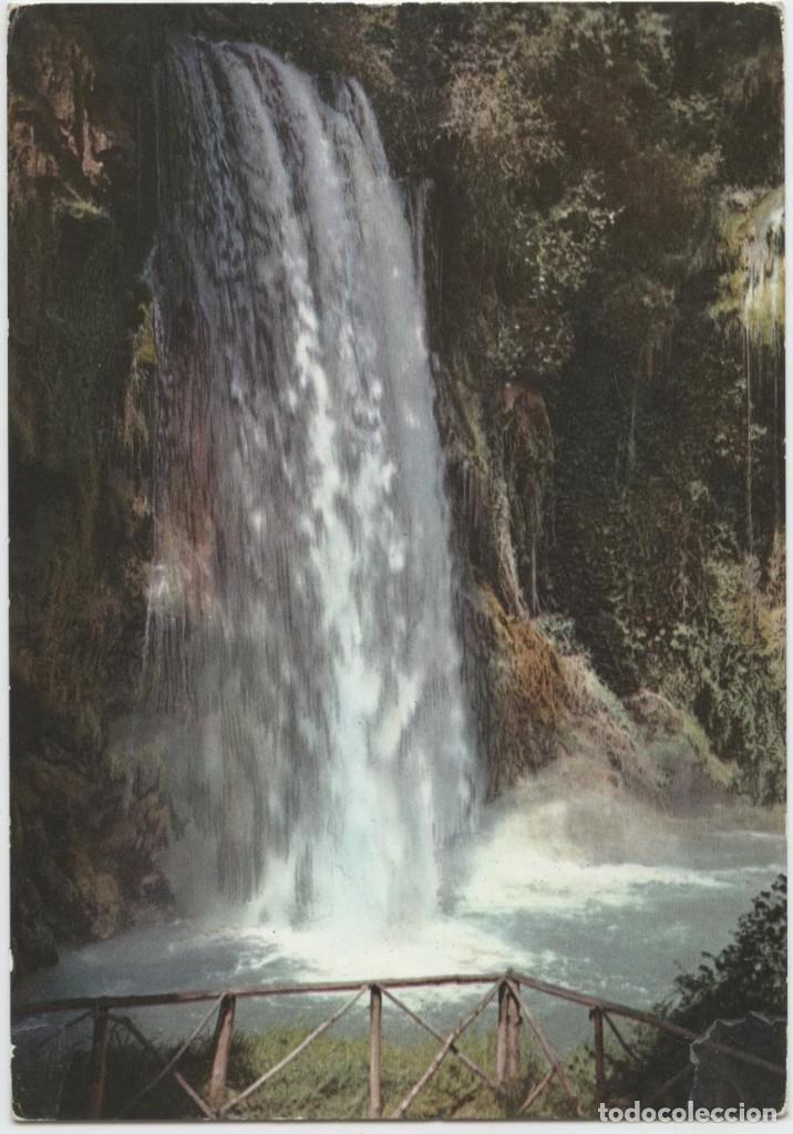 Postales: N&ordm; 17-ZARAGOZA. Monasterio. Cascada &rdquo;Caprichosa&rdquo;. Sin circular. Ed. GARC&Iacute;A GARRABELLA
