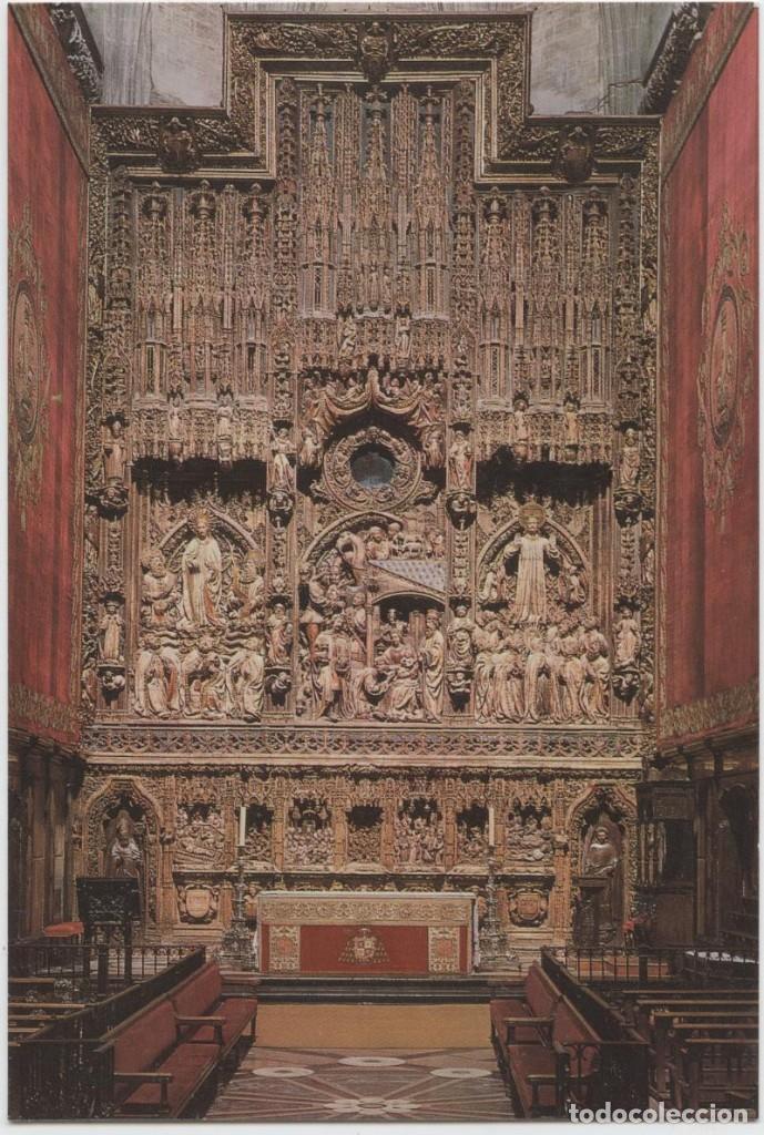 Postales: N&ordm; 226-ZARAGOZA. Catedral de la Seo. Altar Mayor. Sin circular. Ed. COMERCIAL GF