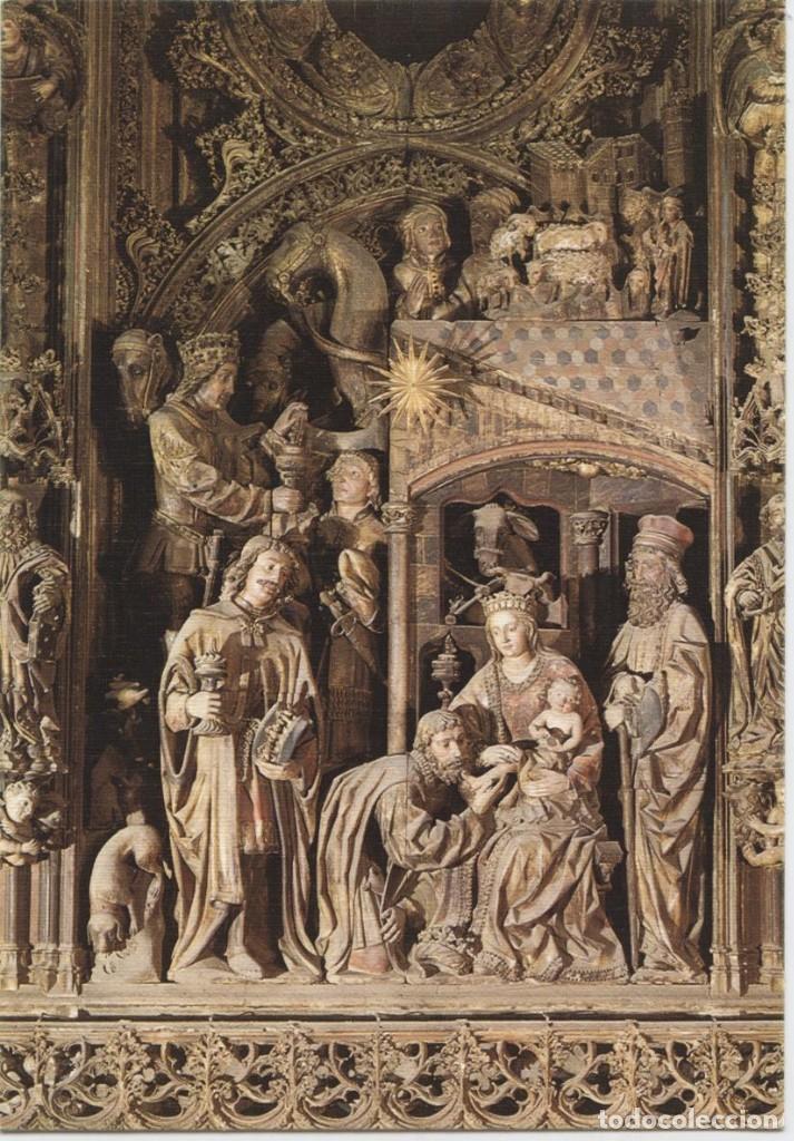 Postales: N&ordm; 60-ZARAGOZA. Templo de la Seo. Retablo. Sin circular. Ed. EDICIONES SICILIA