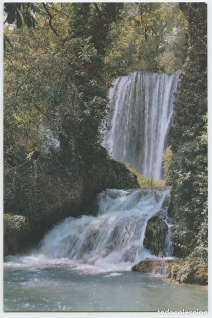 Postales: N&ordm; 16-ZARAGOZA.Monasterio de Piedra.Ba&ntilde;o de Diana y Cascada Caprichosa.Sin circular.Ed. COMERCIAL GF
