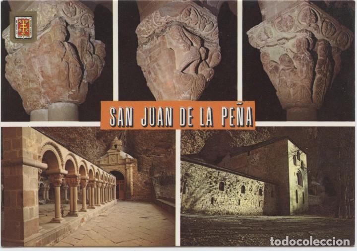 Postales: N&ordm; 30-SAN JUAN DE LA PE&Ntilde;A.Huesca. Diversos aspectos. Sin circular. Ed. COMERCIAL ESCUDO DE ORO