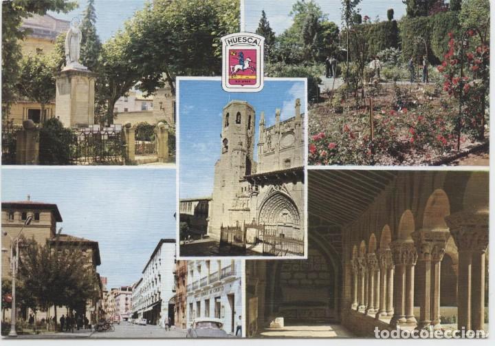 Postales: N&ordm; 2.015-HUESCA. Diversos aspectos. Sin circular. EDICINES ARRIBAS