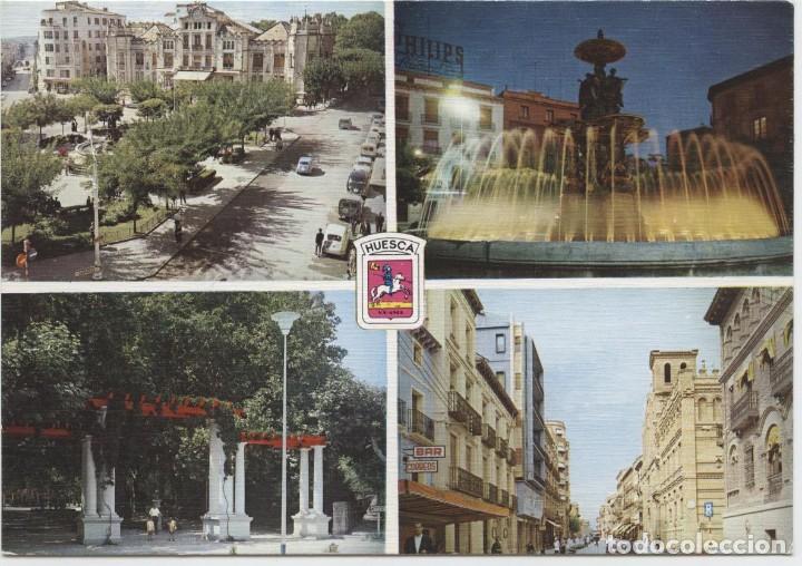 Postales: N&ordm; 2.014-HUESCA. Diversos aspectos. Sin circular. EDICIONES ARRIBAS