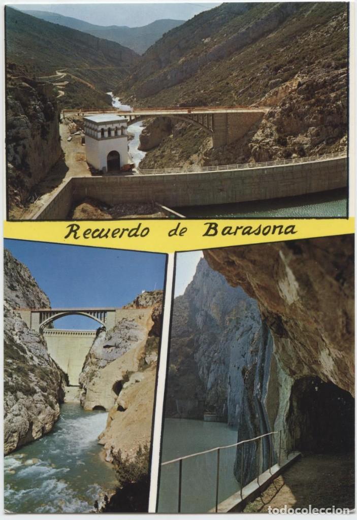 Postales: N&ordm; 360-HUESCA. Alto Arag&oacute;n. Presa de Barasona y r&iacute;o Esera. Sin circular. Ed. FOTO PE&Ntilde;ARROYA