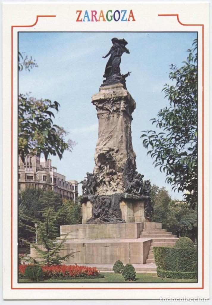 Postales: N&ordm; 2.034-ZARAGOZA. Plaza de Jos&eacute; Antonio. Monumento a los Sitios. Sin circular. EDICIONES ARRIBAS