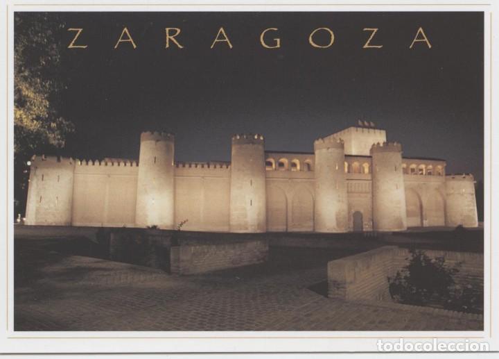 Postales: N&ordm; 373-ZARAGOZA. Aljaferia. Nocturna. Sin circular. EDICIONES ARRIBAS