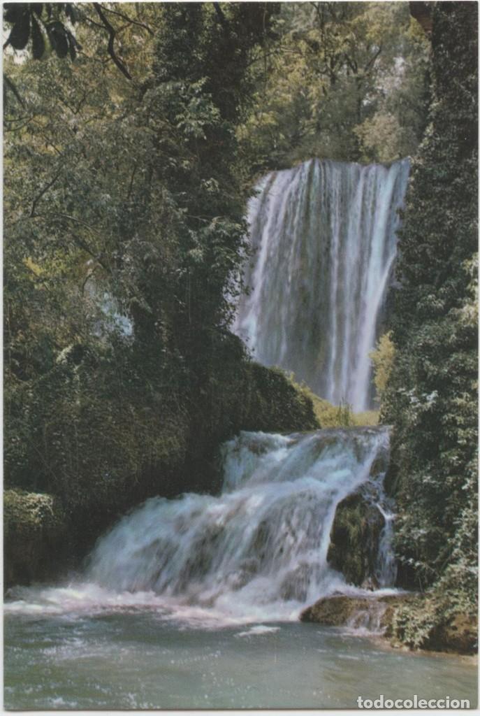 Postales: N&ordm; 16-ZARAGOZA. Monasterio de Piedra. Ba&ntilde;o de Diana y Cascada &rdquo;Caprichosa&rdquo;. Sin circular.