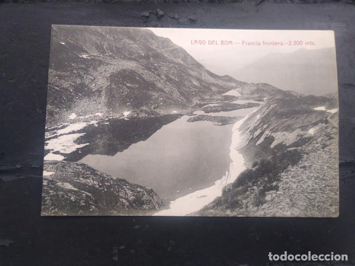 Postcards: Lago del Bom. Francia frontera. 2.500 MTS Sin circular. Clich&eacute; M Arribas.