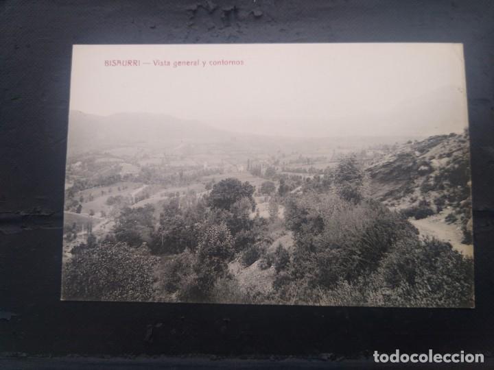 Postcards: Bisaurri. Vista general y contornos. Clich&eacute; M Arribas.