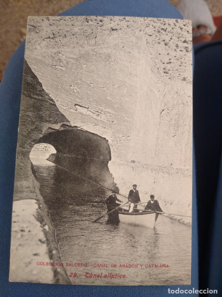 Postcards: Colecci&oacute;n Salcedo. Canal de Arag&oacute;n y Catalu&ntilde;a. 29 t&uacute;nel el&iacute;ptico Fot Lacoste.