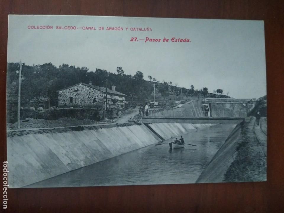Postcards: Colecci&oacute;n Salcedo. Canal de Arag&oacute;n y Catalu&ntilde;a. 29 t&uacute;nel el&iacute;ptico Fot Lacoste.