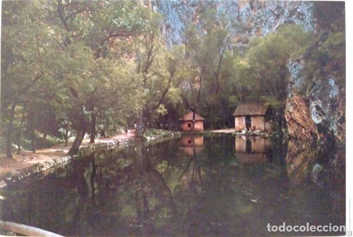 Postales: Monasterio de Piedra. 28 Lago del Espejo. Ed. Sicilia. Nueva. Color.